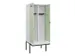 locker met bank,voor scheiding van kleding,HxBxD 2120x800x815mm,2vak