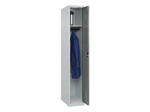 locker,HxBxD 1850x300x500mm,1vak,vak B 300mm,cil.-slot,staand op vloer