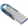 SanDisk Ultra Flair USB Stick 128GB USB Type-A 3.2 Gen 1 Blauw Zilver