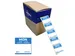 Etiket Avery HACCP maandag blauw 25x25mm 1000 stuks