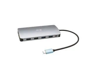 I-tec Metal USB-C Nano 3x Display + Power Delivery 100 W Docking stati - 1