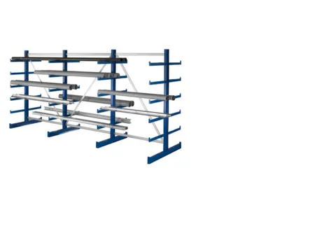 Draagarmstelling Dubbelzijdig 2000x4050x1150mm 6gelijk Lange Armen