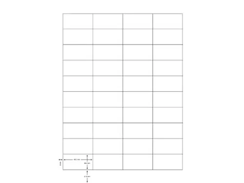 Q-connect Etiketten 48,5x25,4mm A4 Wit 4000 stuks