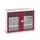vitrinekast 1000x1300x550mm 2xStalen bodem romp RAL7035 front RAL3004