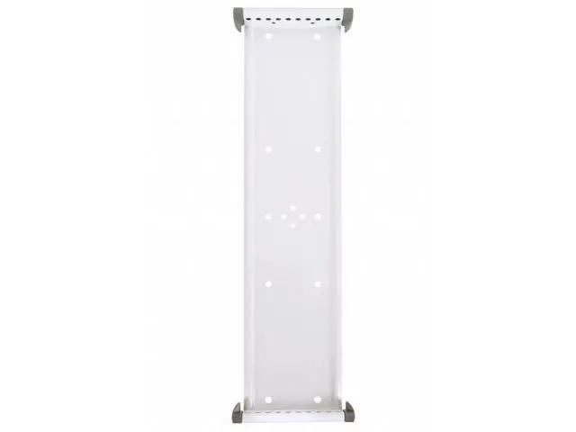 Pupitre mural pour display A4 avec support Gris