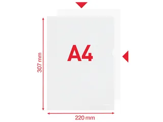 Insteekmap L-model Esselte standaard copy safe PP A4 transparant - 7