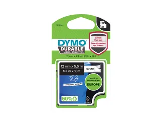 Labeltape D1 Dymo 1978364 12mmx5,5m zwart op wit - 5