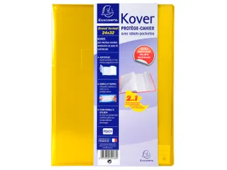 Schriftomslagen Kover transparant 24x32cm ass - 4