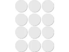 Apli Ronde Etiketten Ø25mm Wit