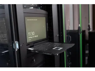 19 inch LCD KVM-console 8-poorts VGA Duits toetsenbord Zwart - 8