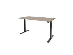 Dextro Basic Zit-sta Bureau Elektrisch 180x80 Hav/kers 25mm Zwart