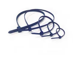 Detecteerbare Kabelbinders 390x4.6mm blauw 100 stuks