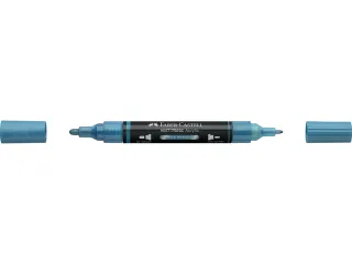 Acrylmarker Faber-Castell Multimark 292 blue metallic - 2