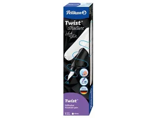 Twist vulpen Structure P457 Wit Medium blauw inkt - 6