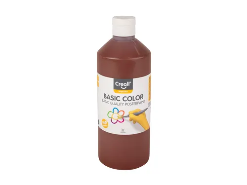 Plakkaatverf Creall basic donkerbruin 500ml
