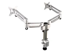 Desq 1556 Monitorarm Voor 2 Schermen Bureaubladbevestiging