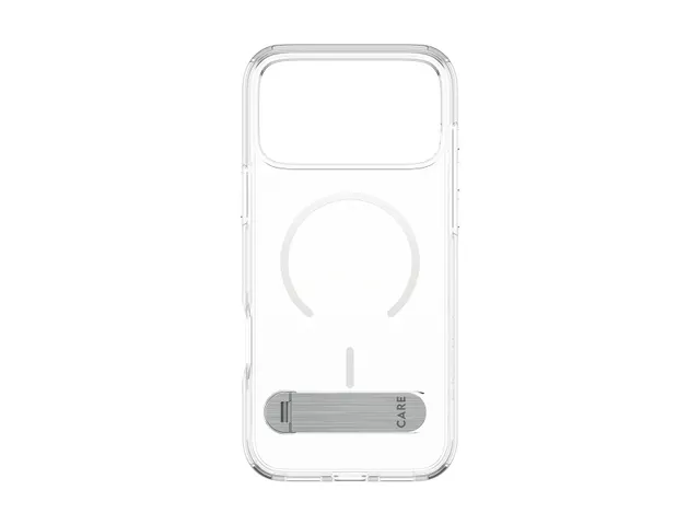 PanzerGlass CARE by Kickstand Case Transparent w. White MagSafe