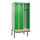 locker met bank,voor scheiding van kleding,HxBxD 2120x900x815mm,3vak