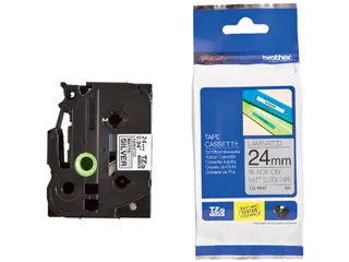 Labeltape Brother P-touch TZe-M951 metallic 24mm zwart op zilver - 1