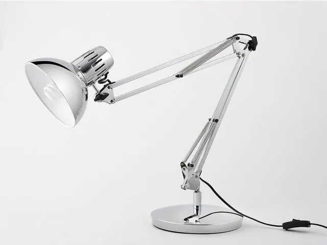 bureaulamp Archifluoch zilver 7 W