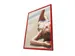 Cadre clipsable A2 Coins biseautés Rouge 25mm