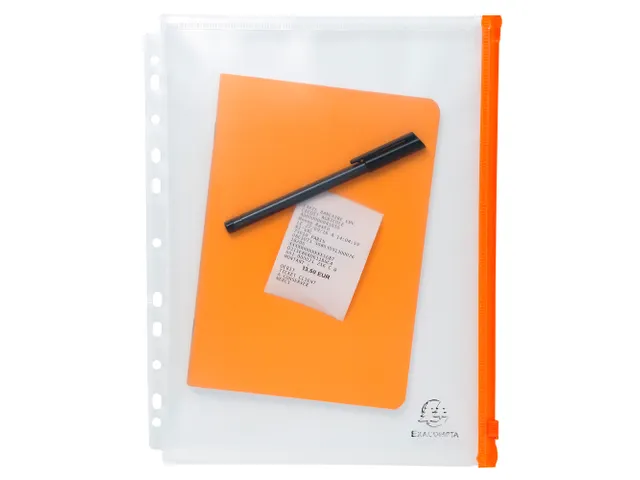 Exactive 5 Geperforeerde Showtassen Met Zip-Sluiting A4