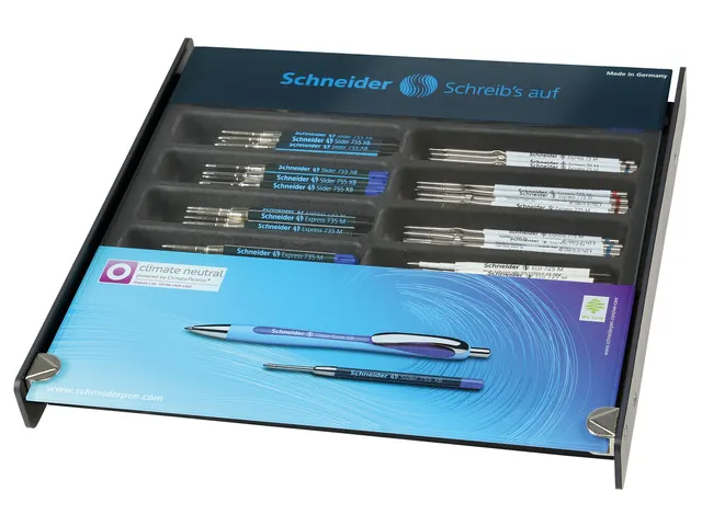 Recharge pour stylo à bille Schneider Présentoir 170 pièces