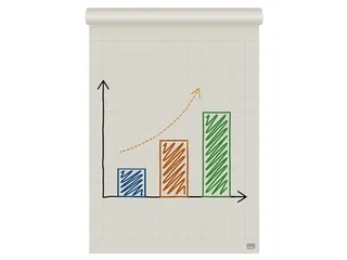 Flipoverpapier Nobo standaard 65x95cm dubbelzijdig plano 50vel - 2