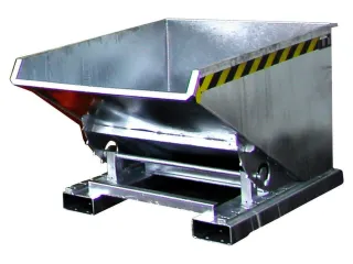 Kiepbak Hxbxd 1103x1870x1720mm 2.1m³ Afrolmechaniek Vuurverzinkt - 1
