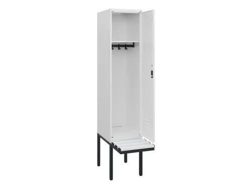 locker met bank,HxBxD 1950x400x815mm,1vak,vak B 400mm,cil.-slot