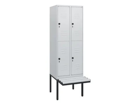 Dubbeldekse dekenkist,HxBxD 1950x600x815mm,2x2vak.,vak B 300mm