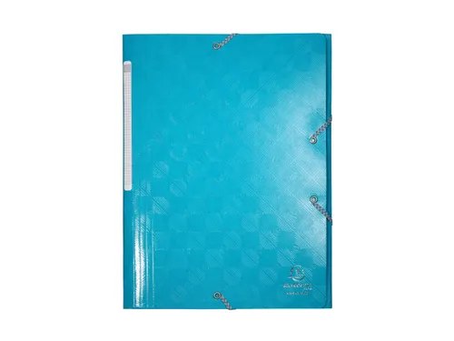 Elastomap A4 3 Kleppen Gelamineerd Glanskarton 600gr Assorti