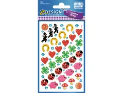 papieretiket Z-design Creative pakje a 3 vel geluksbrengers