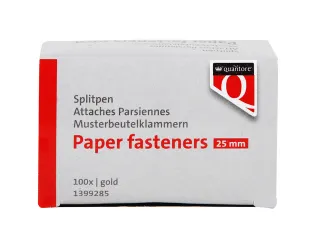 Splitpen Quantore 25mm 100 stuks goud - 1