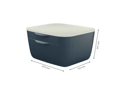 Ladenblok Leitz Cosy 2 laden grijs