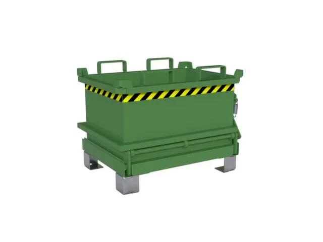 mini-bodemklepcontainer,HxLxB 625x600x800mm,0,13m³,inrijbeugel,staal