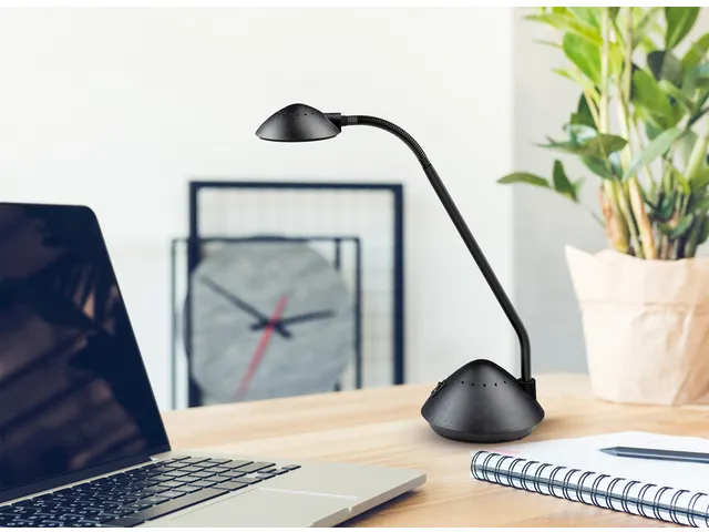 Bureaulamp MAUL Arc LED zwart