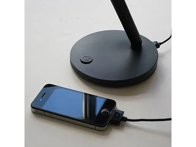 Lamp Jack Unilux Led Zwart Dimbaar USB-poort