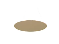 Akoestisch PET-vilt rond plafondpaneel Ø120cm Beige
