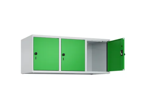 opzetkast,v. locker,3vak.,vak B 400mm,HxBxD 500x1200x500mm