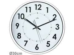 Wandklok Quartz 30 Cm Wit