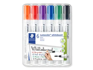 Whiteboardmarker Staedtler Lumocolor 351 standaard assorti 6 stuks - 1