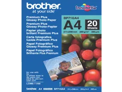 Inkjetpapier Brother Bp-71 A4 glans 260 gram 20vel