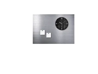 Wandklok Unilux On Time Ø30,5cm zwart/wit tijdzone cijfers - 7