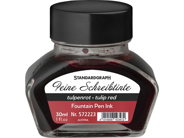 Encre calligraphique Standardgraph 30ml rouge tulipe