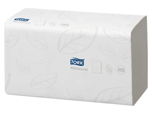 Tork 290163 Handdoek Singlefold H3 Z-vouw Advanced Wit 15x250 vel