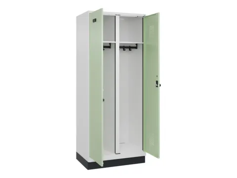 locker voor scheiding van kleding,HxBxD 1950x800x500mm,2vak