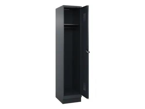 locker,HxBxD 1950x400x500mm,1vak,vak B 400mm,draaigrendel,sokkel