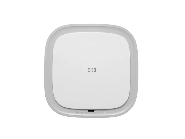 Morandi Trendy Vierkante Afvalbak Smart Sensor Bin 12 Liter Wit