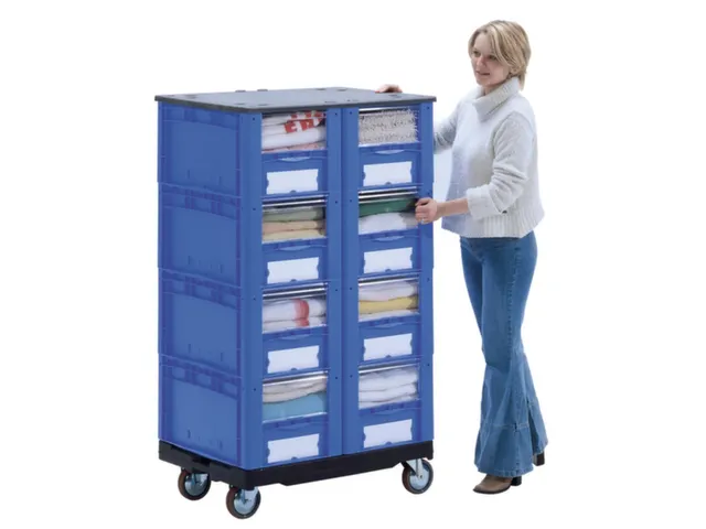 Bacs à Bec Norme Europe Polypropylène Hxlxl 170x600x400mm Visière R